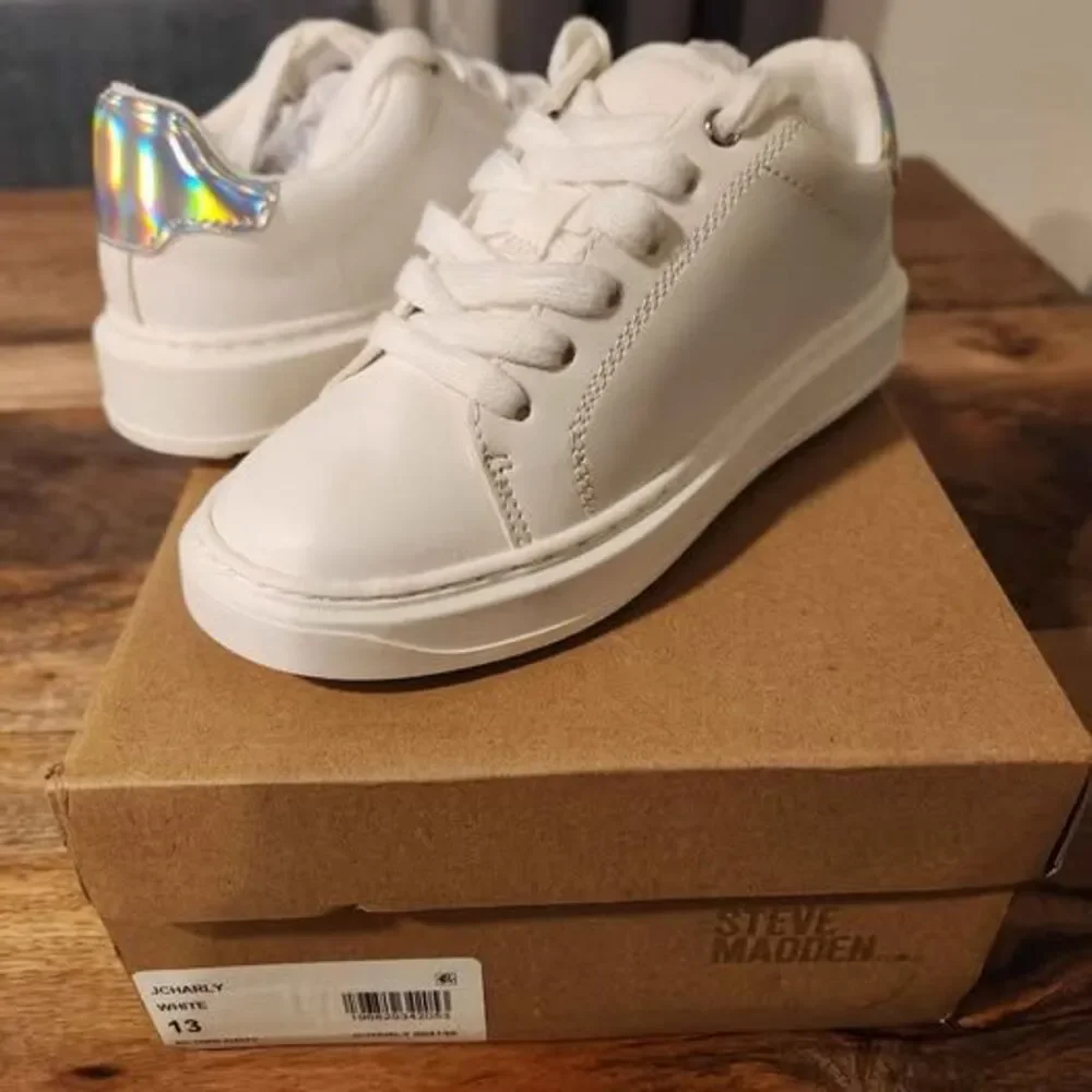 Steve Madden Charly White Size 13 Kids Brand New